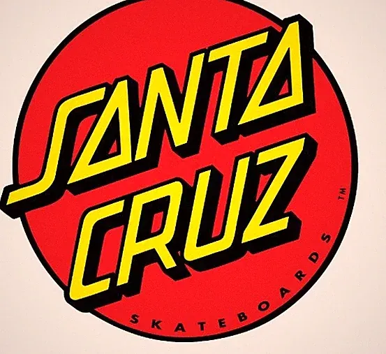 Santa Cruz Classic Dot Sticker Red 3inch (2pack)