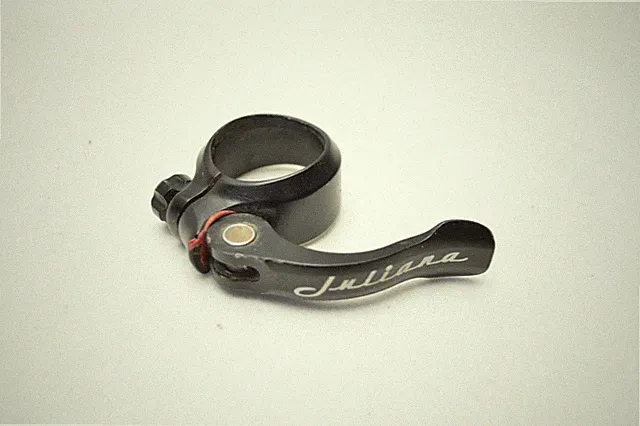 SANTA CRUZ JULIANA BICYCLE 35.0 MM QUICK RELEASE BLACK SEAT TUBE CLAMP BINDER