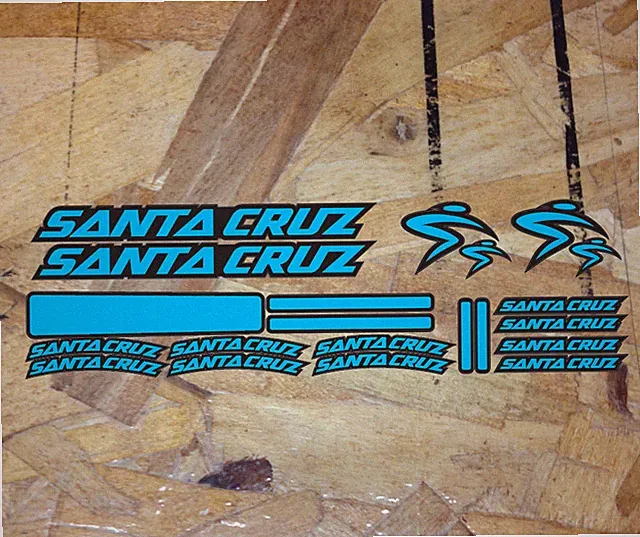 XHD Santa Cruz Mountain Bike USA Made Replacement Decals Stickers Heavy Duty Kit