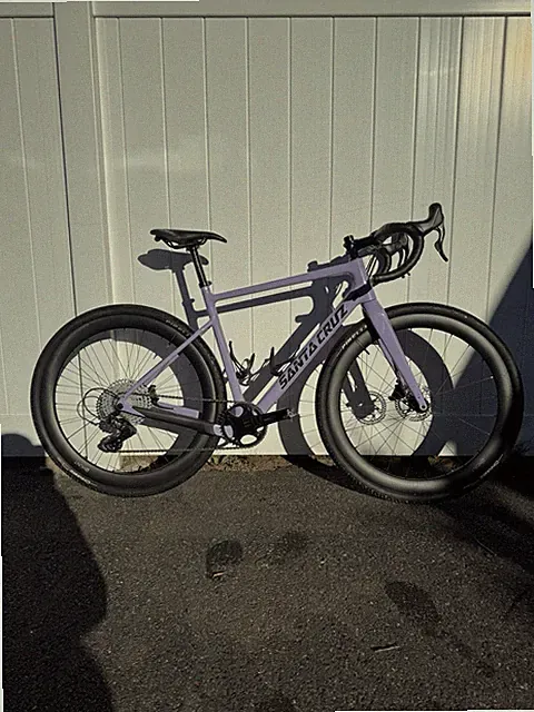 Santa Cruz Stigmata Size 54cm Medium Carbon Gravel Bike Lavender Color